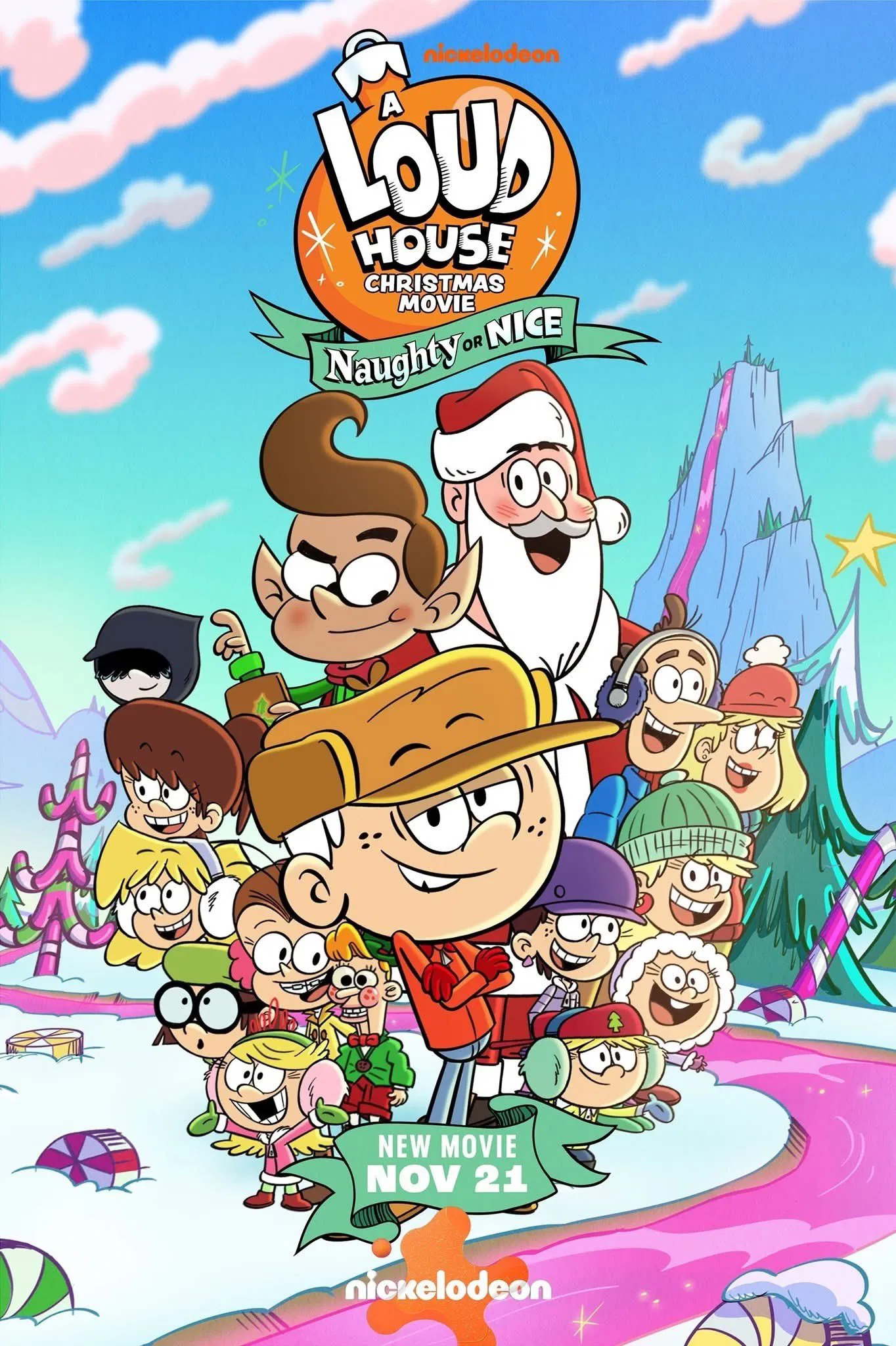 مشاهدة فيلم A Loud House Christmas Movie: Naughty or Nice مدبلج 2025 اون لاين